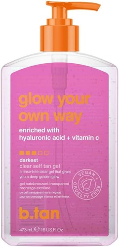 Tan clear self tanning gel - b.tan,